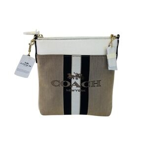NWT Coach Whiplash Excel Horse & Carriage Jacquard Kitt Crossbody Zipper‎ W/tag